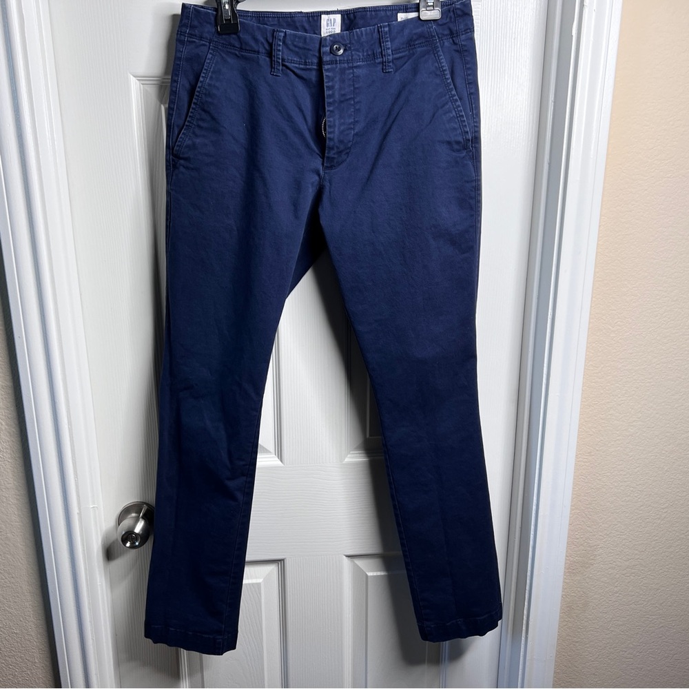 GAP Men's Deep Blue Chinos